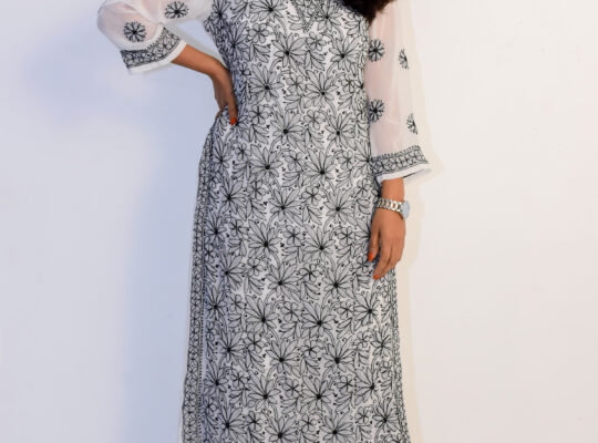 Buy Hand Embroidered Lucknowi Chikan Kurti
